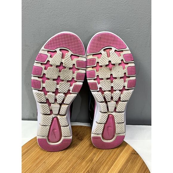 Nike Flex Supreme TR‎ Running Shoes Women 10- 537509-046 Mesh Low Top Black Pink - Picture 8 of 9